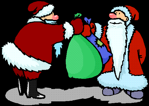 Zwei Weihnachstm�nner