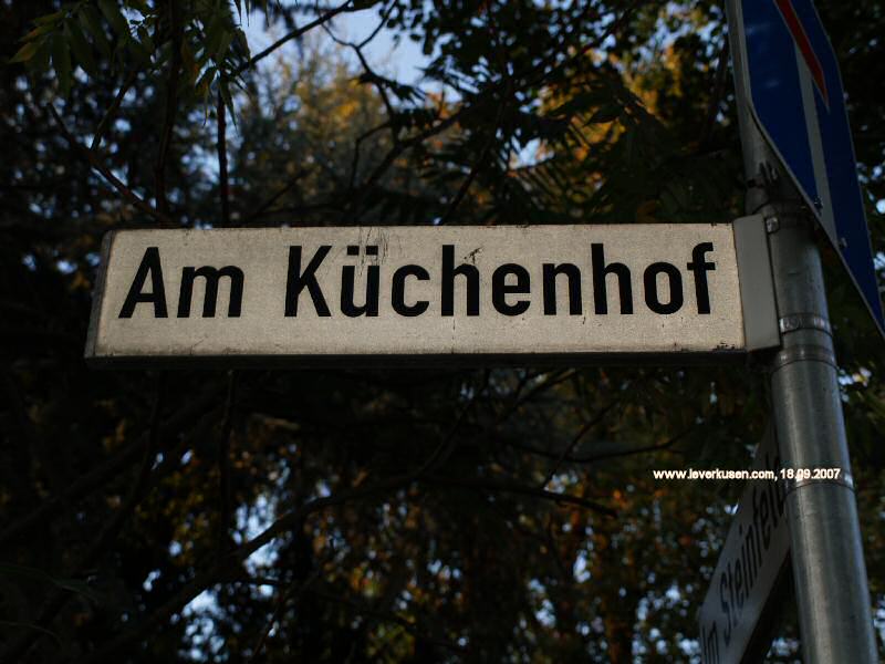 Foto der Am Küchenhof: Straßenschild Am Küchenhof