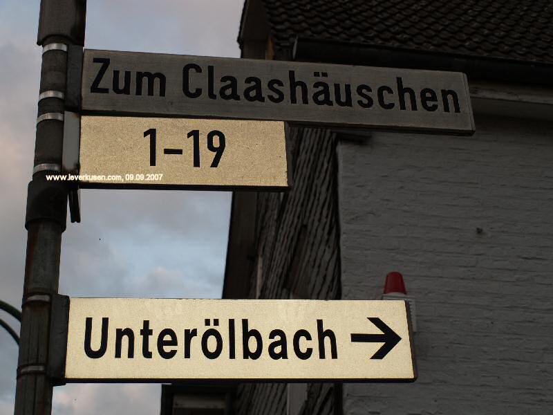 Foto der Unterölbach: Straßenschild Unterölbach