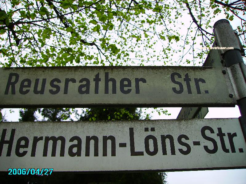 Foto der Hermann-Löns-Str.: Straßenschild Hermann-Löns-Str.