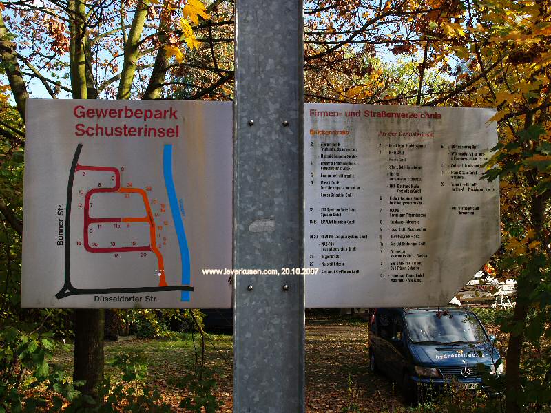 Foto der An der Schusterinsel: Straßenschild An der Schusterinsel
