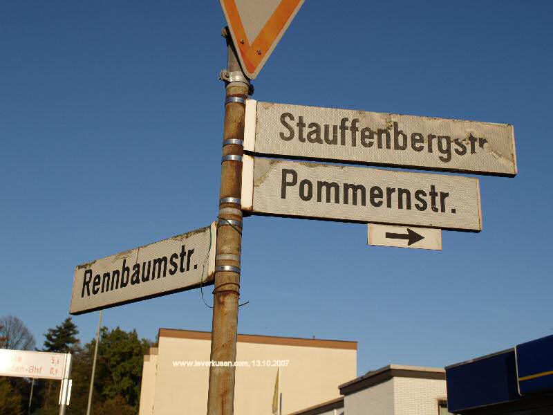 Foto der Stauffenbergstr.: Straßenschild Stauffenbergstr.