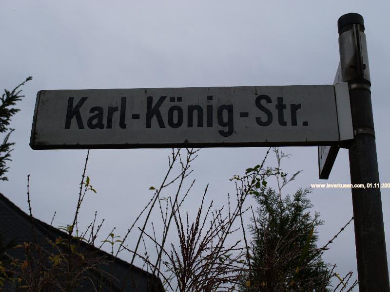 Foto der Karl-König-Str.: Straßenschild Karl-König-Str.