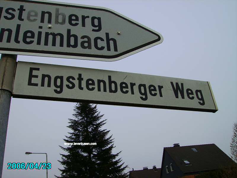 Foto der Engstenberger Weg: Straßenschild Engstenberger Weg