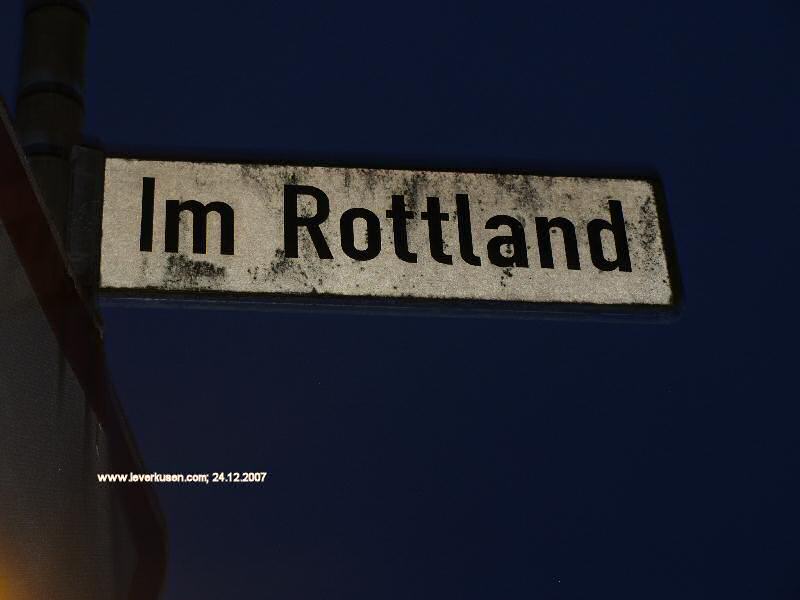 Foto der Im Rottland: Straßenschild Im Rottland
