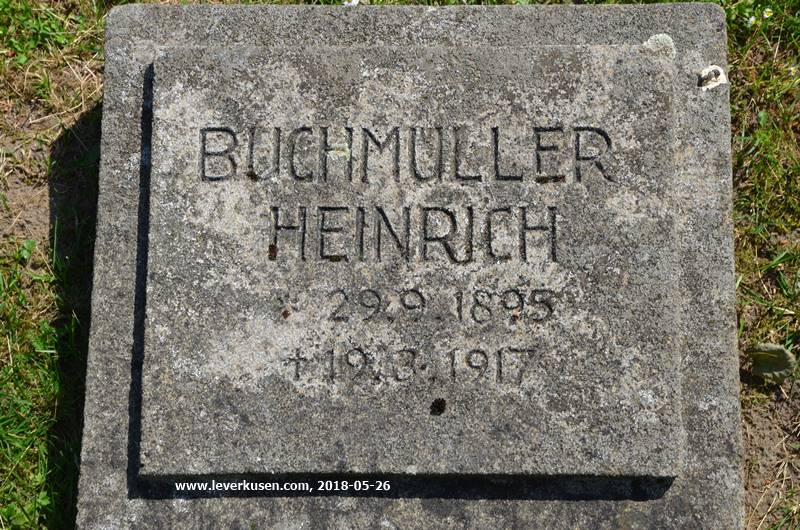Kriegsgrab Heinrich Buchmüller