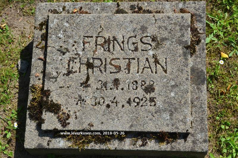 Kriegsgrab Christian Frings