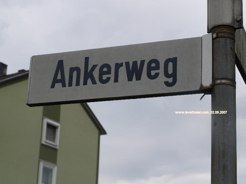 Foto der Ankerweg: Straßenschild Ankerweg