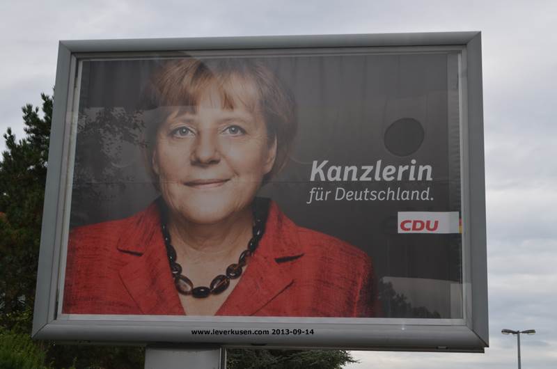 Angela Merkel-Plakat
