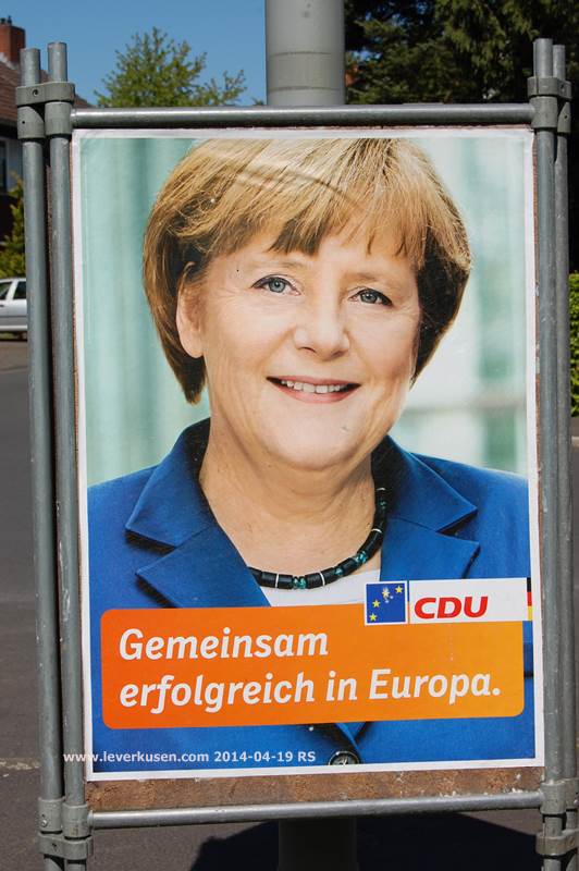 Angela Merkel, Plakat