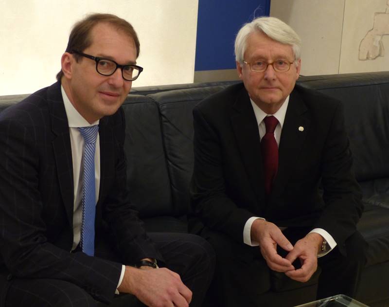 Helmut Nowak und Alexander Dobrindt