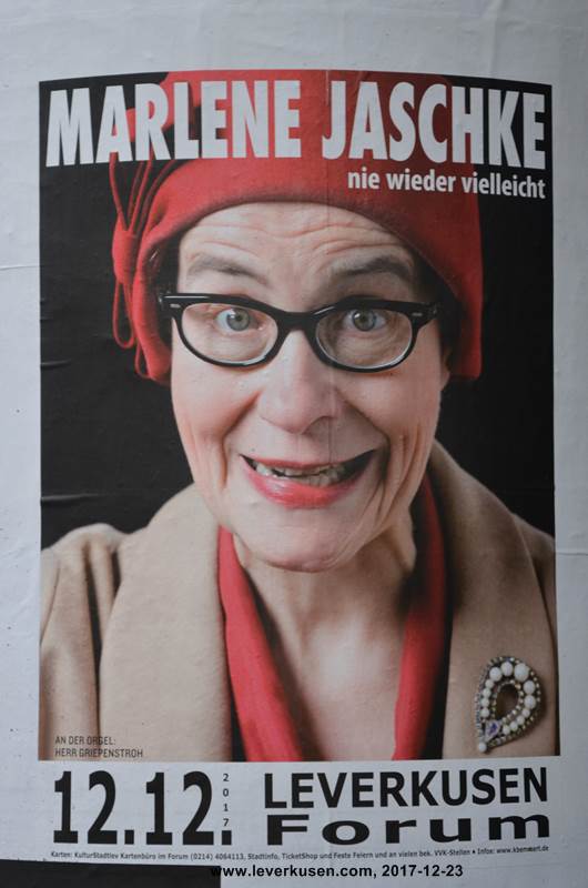 Marlene Jaschke, Plakat