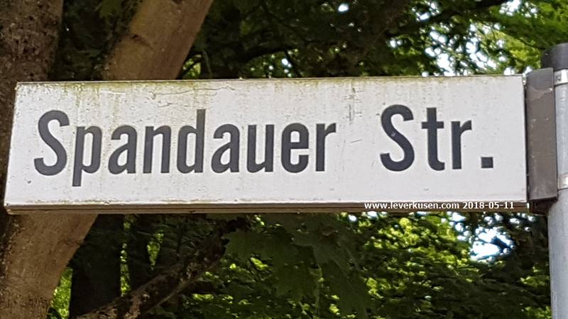 Spandauer Str., Schild