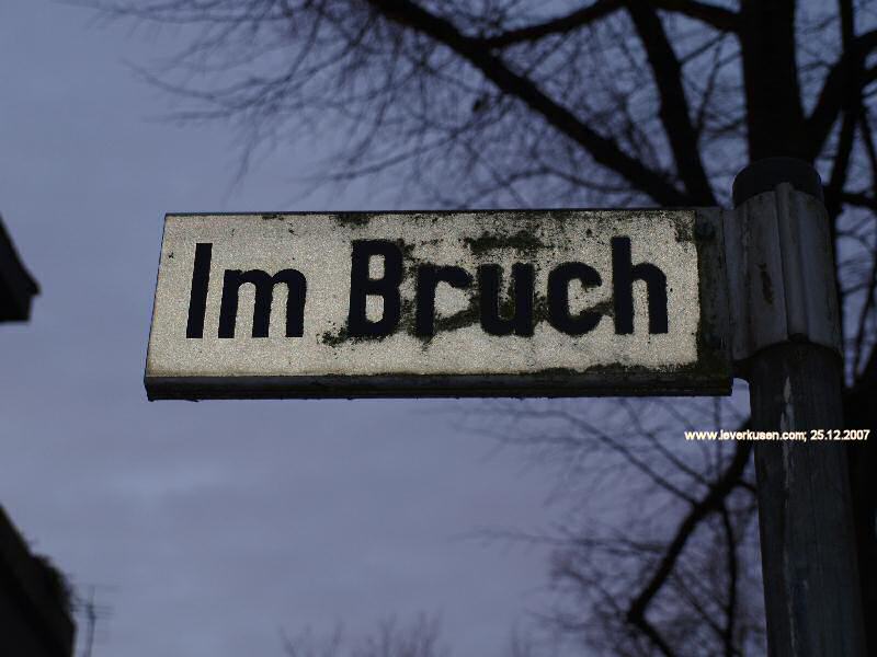 Foto der Im Bruch: Straßenschild Im Bruch