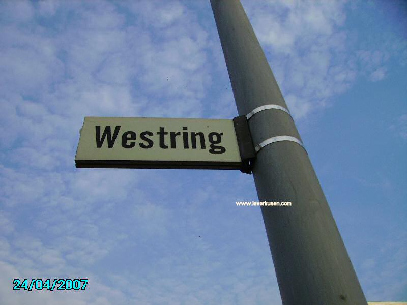 Foto der Westring: Straßenschild Westring