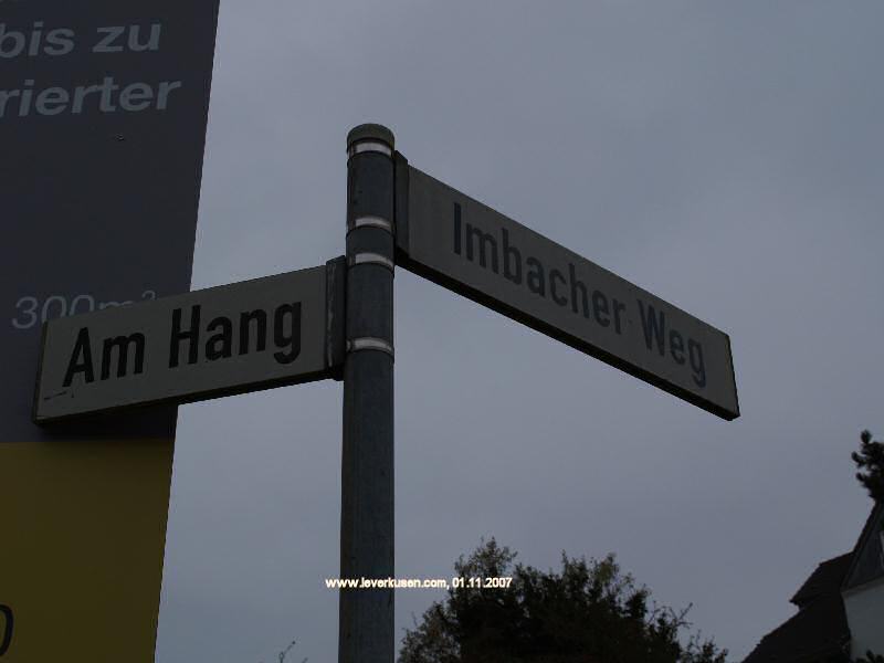 Foto der Imbacher Weg: Straßenschild Imbacher Weg