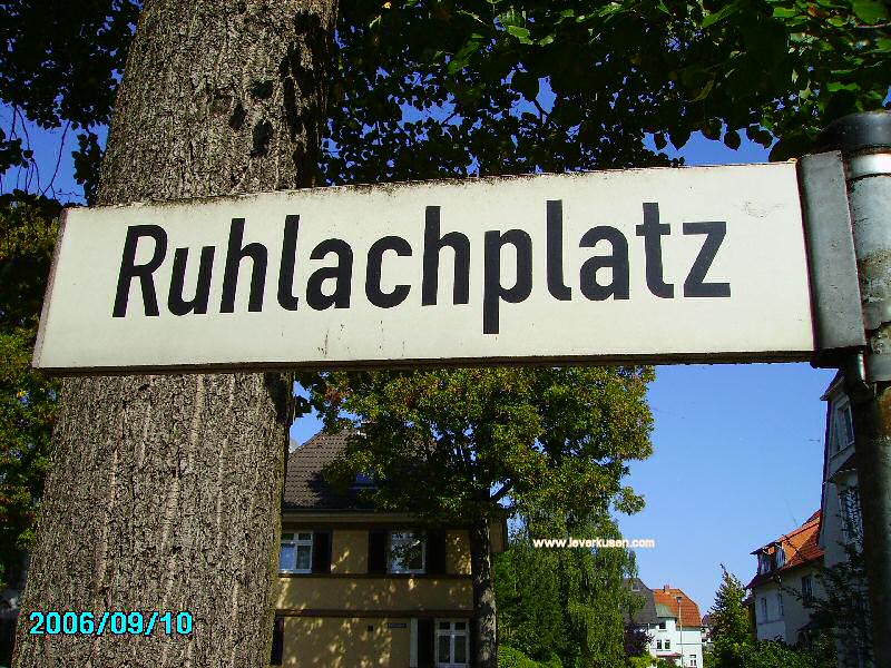 Foto der Ruhlachplatz: Straßenschild Ruhlachplatz