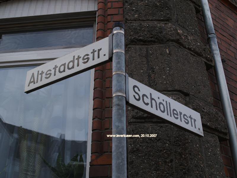 Straßenschild Altstadtstr.