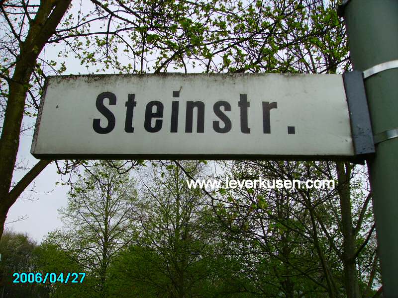 Foto der Steinstr.: Straßenschild Steinstraße
