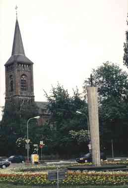 Kreisverkehr mit Bielertkirche