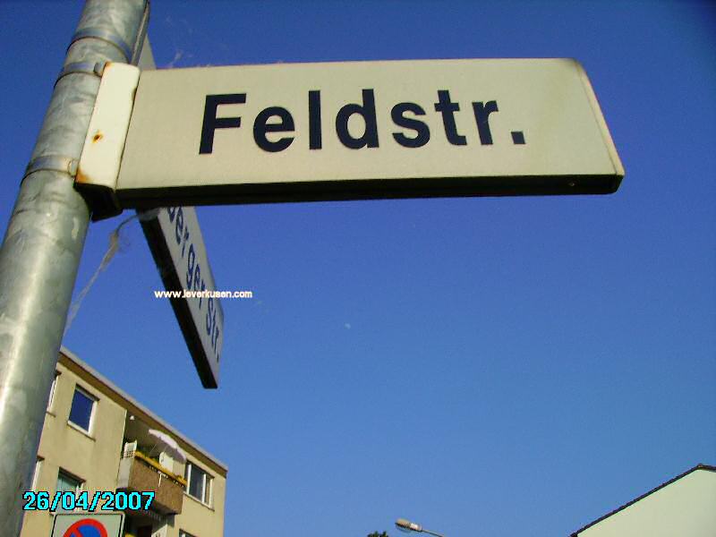 Foto der Feldstraße: Straßenschild Feldstraße