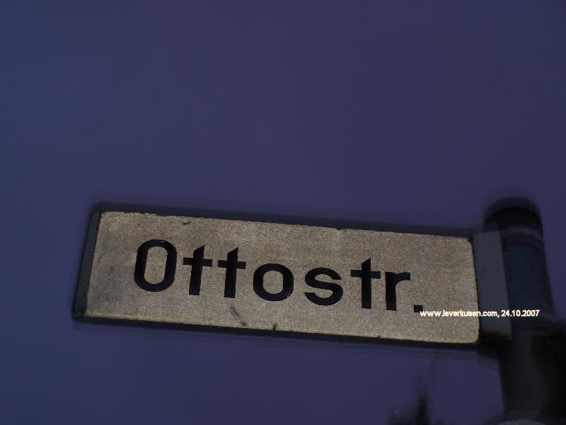 Foto der Ottostr.: Straßenschild Ottostr.