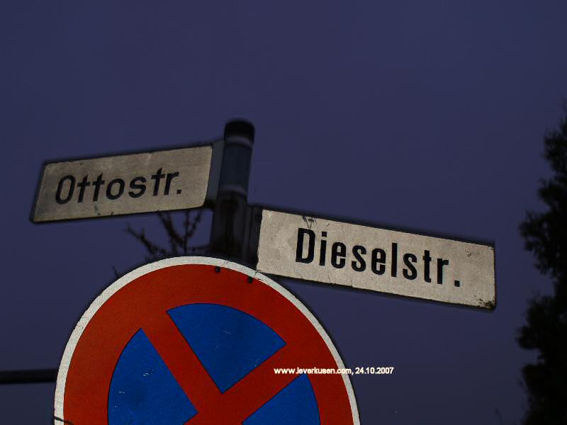 Straßenschild Ottostr.