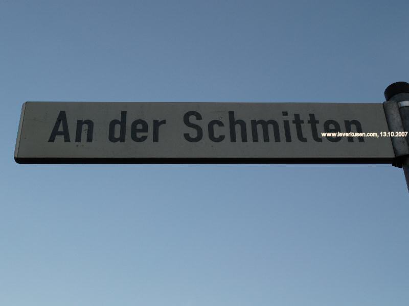 Foto der An der Schmitten: Straßenschild An der Schmitten