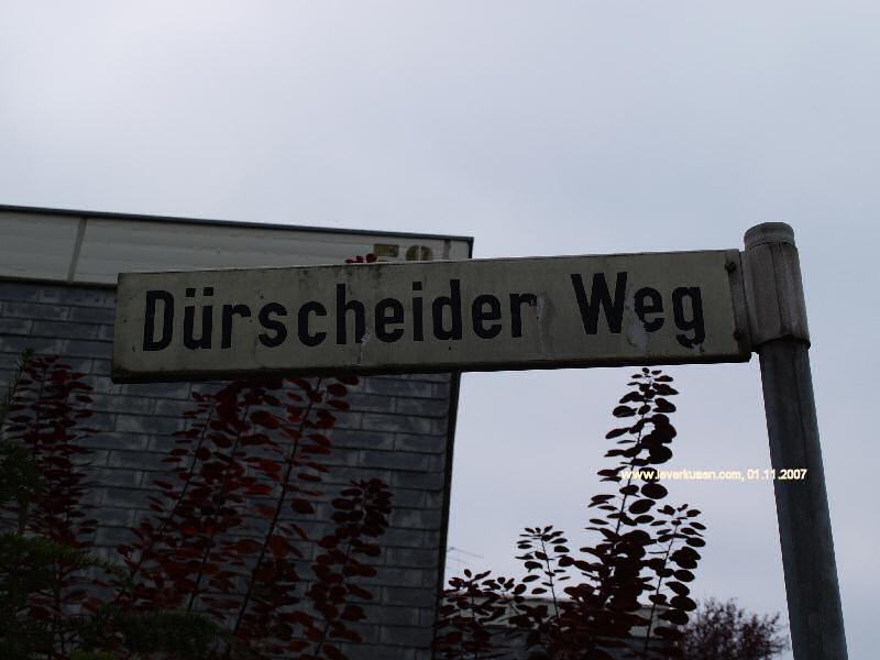 Foto der Dürscheider Weg: Straßenschild Dürscheider Weg
