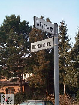 Foto der Weyerweg: Straßenschild Weyerweg