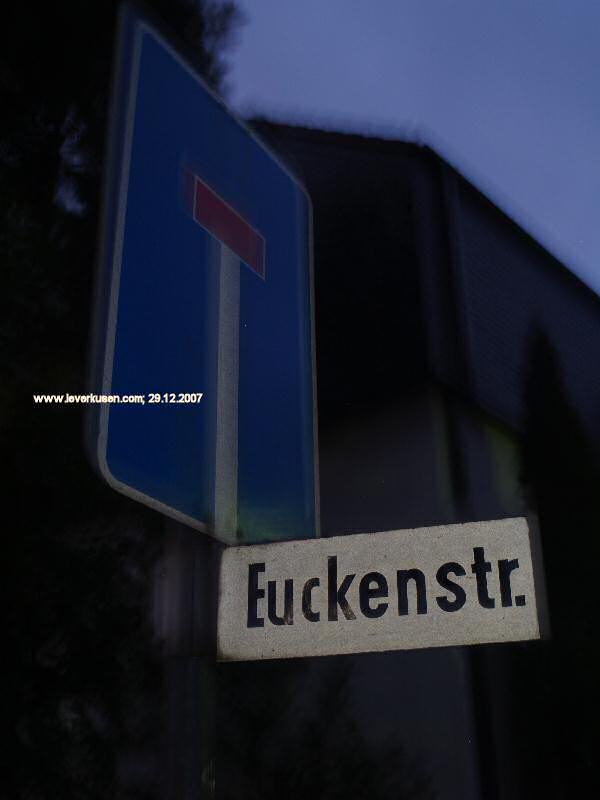 Straßenschild Euckenstr.