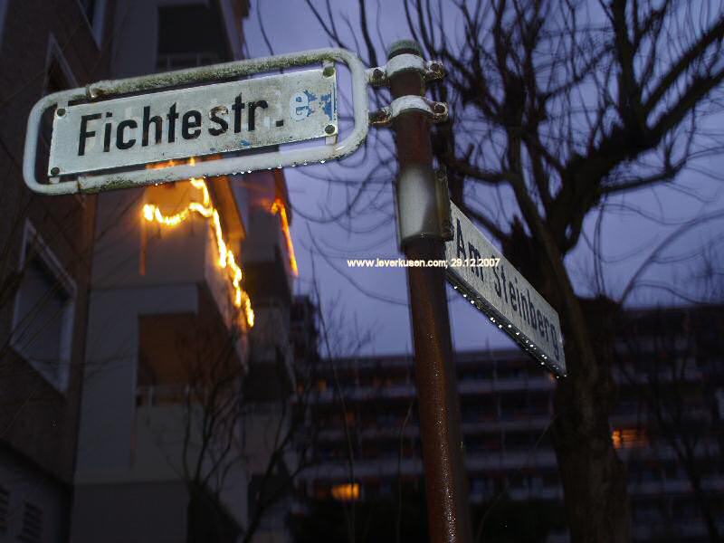 Foto der Fichtestr.: Straßenschild Fichtestr.