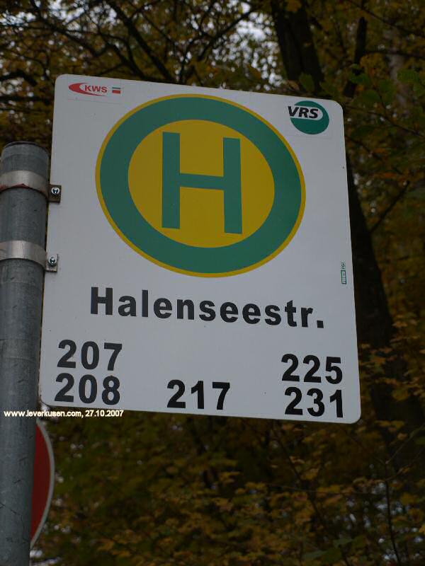 Foto der Halenseestr.: Bushaltestelle Halenseestr.