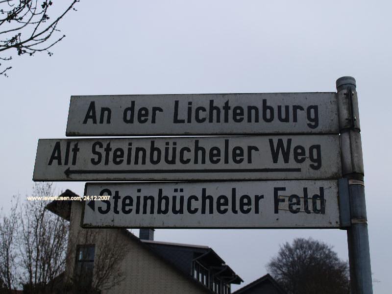 Foto der An der Lichtenburg: Straßenschild An der Lichtenburg