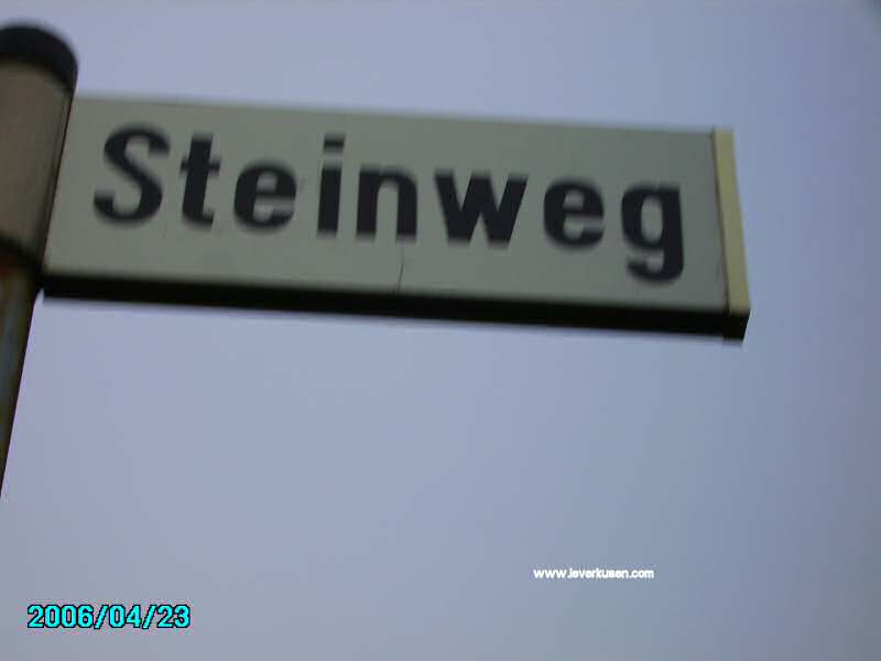Foto der Steinweg: Straßenschild Steinweg