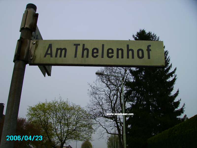 Foto der Am Thelenhof: Straßenschild Am Thelenhof
