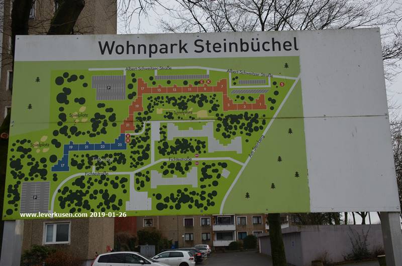 Wohnpark Steinbüchel, Schild