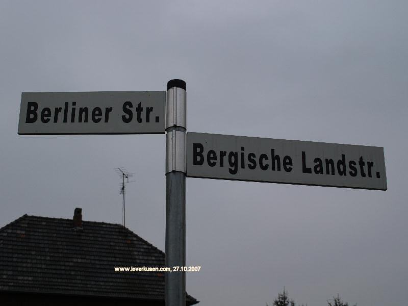 Straßenschild Berliner Str.