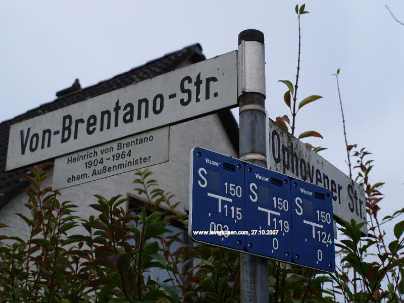 Straßenschild Von-Brentano-Str.