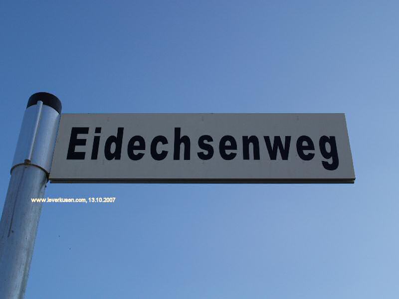 Foto der Eidechsenweg: Straßenschild Eidechsenweg