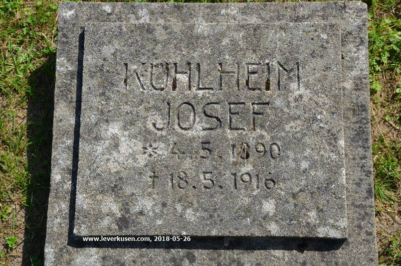 Kriegsgrab Josef Kühlheim