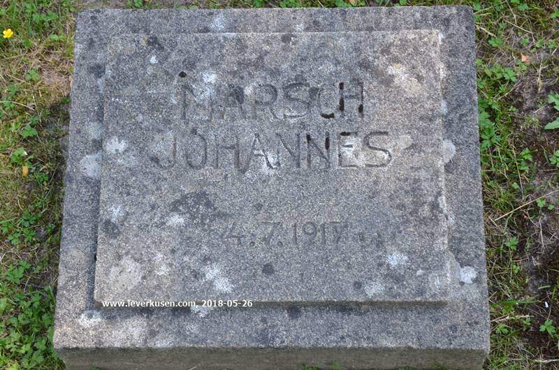 Kriegsgrab Johannes Marsch