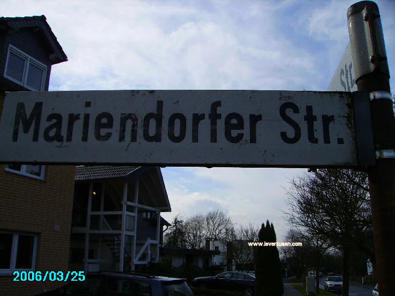 Foto der Mariendorfer Str.: Straßenschild Mariendorfer Str.