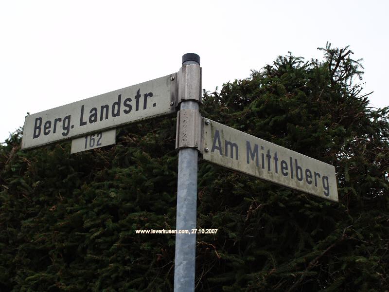 Foto der Am Mittelberg: Straßenschild Am Mittelberg
