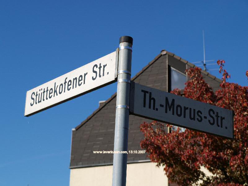 Foto der Thomas-Morus-Str.: Straßenschild Thomas-Morus-Str.