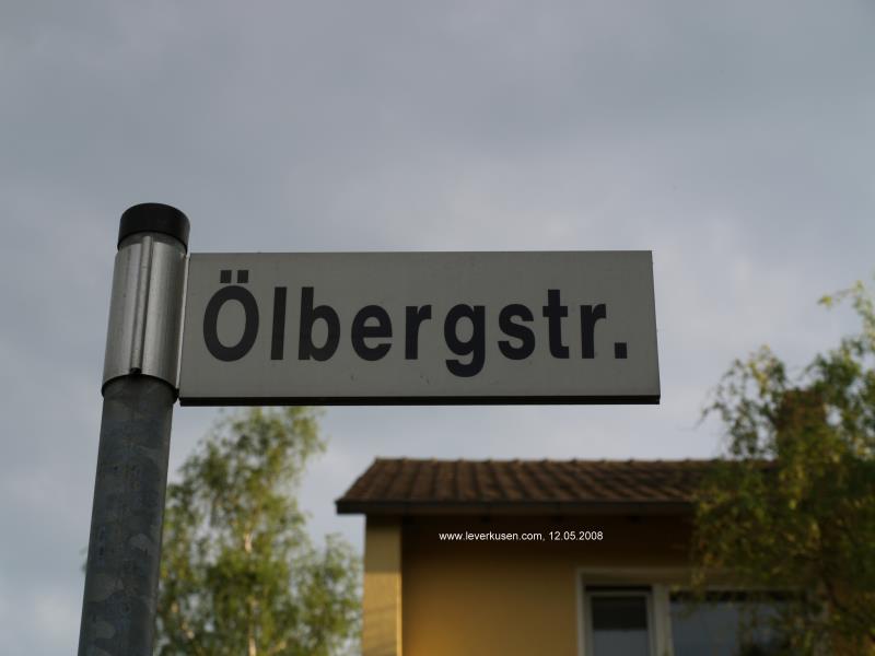 Foto der Ölbergstr.: Straßenschild Ölbergstr.