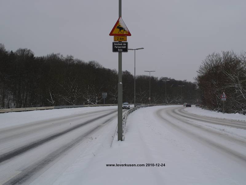 Foto der Oulustraße: Oulustr. im Schnee