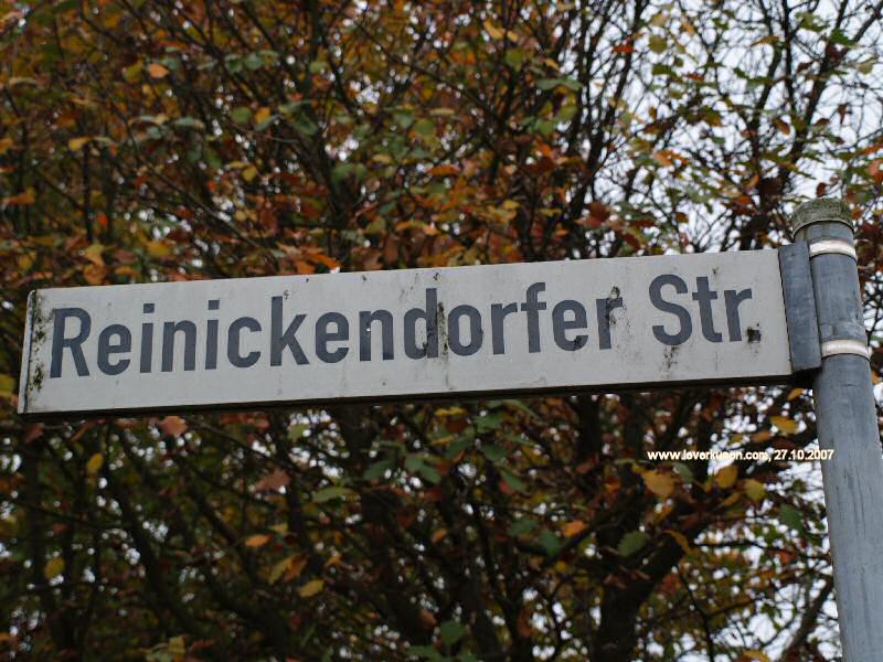 Foto der Reinickendorfer Str.: Straßenschild Reinickendorfer Str.