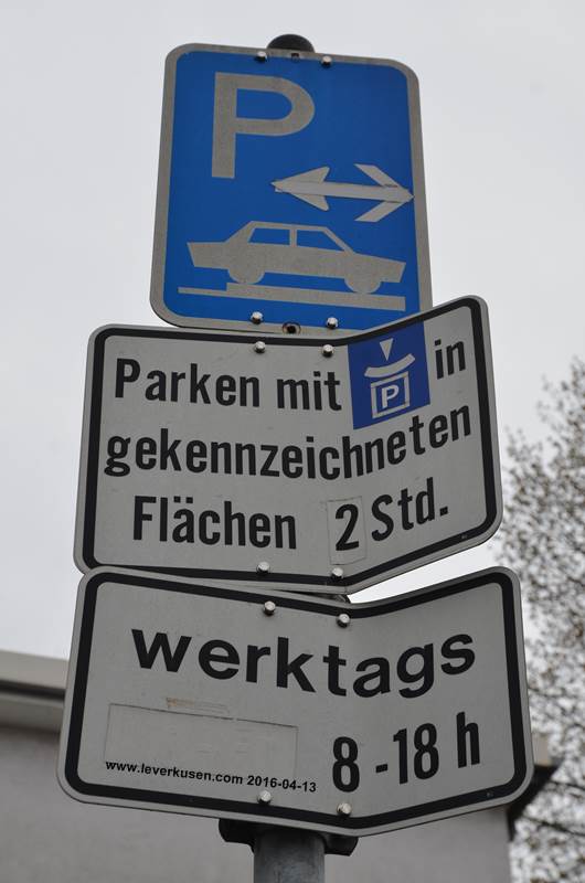 Sauerbruchstr., Parkschild