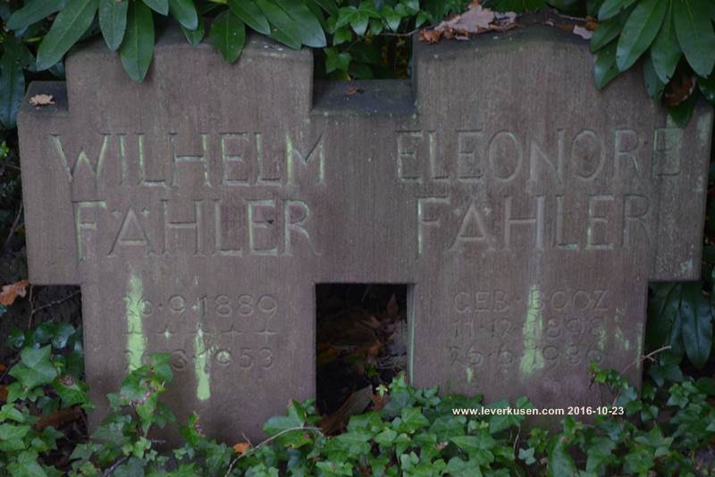 Waldfriedhof, Grabmal Fähler